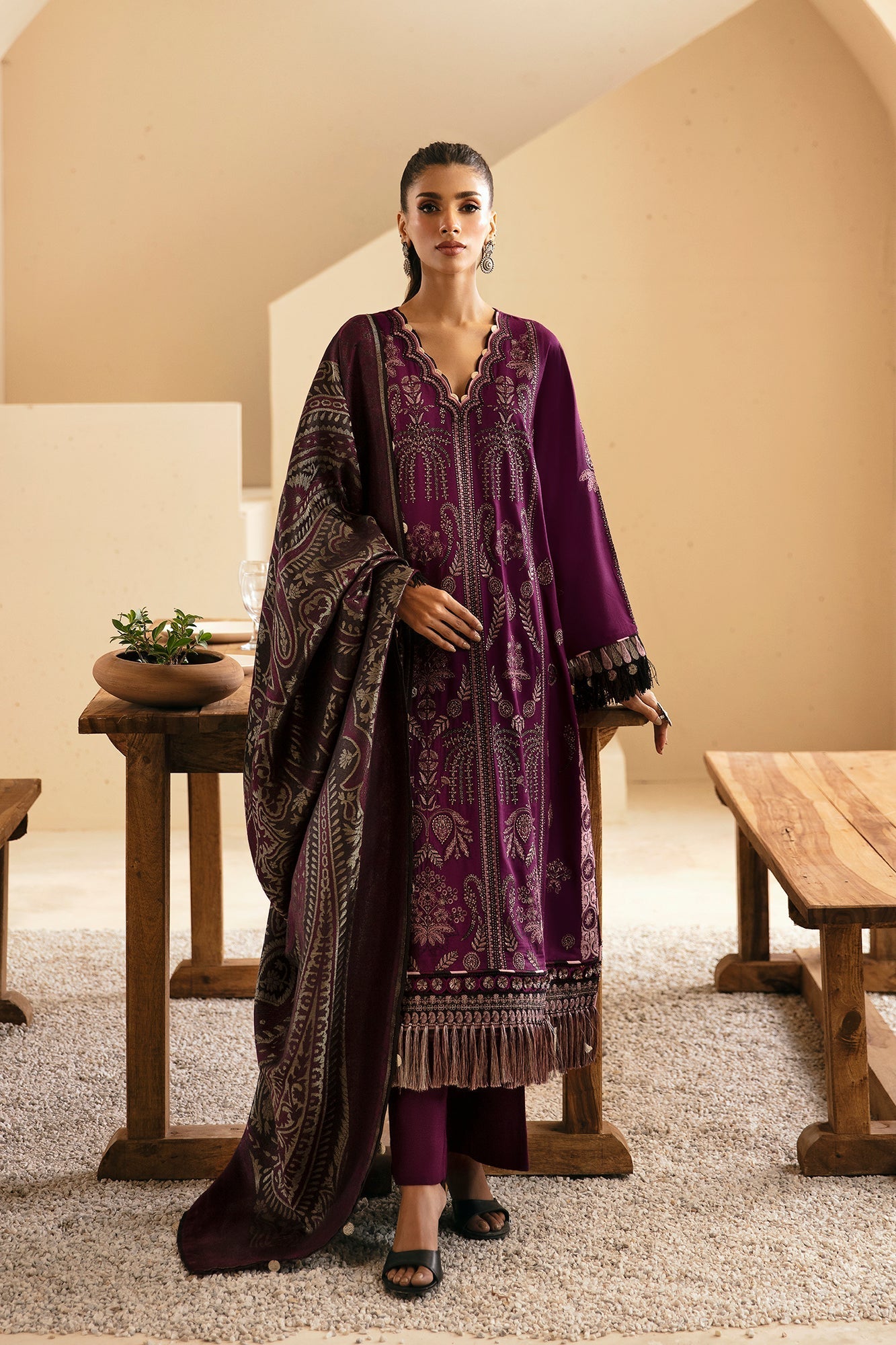 Ethnic | Rozana Winter Collection | ET-12 - Official Ethnic stockist in UK - Sakeena London