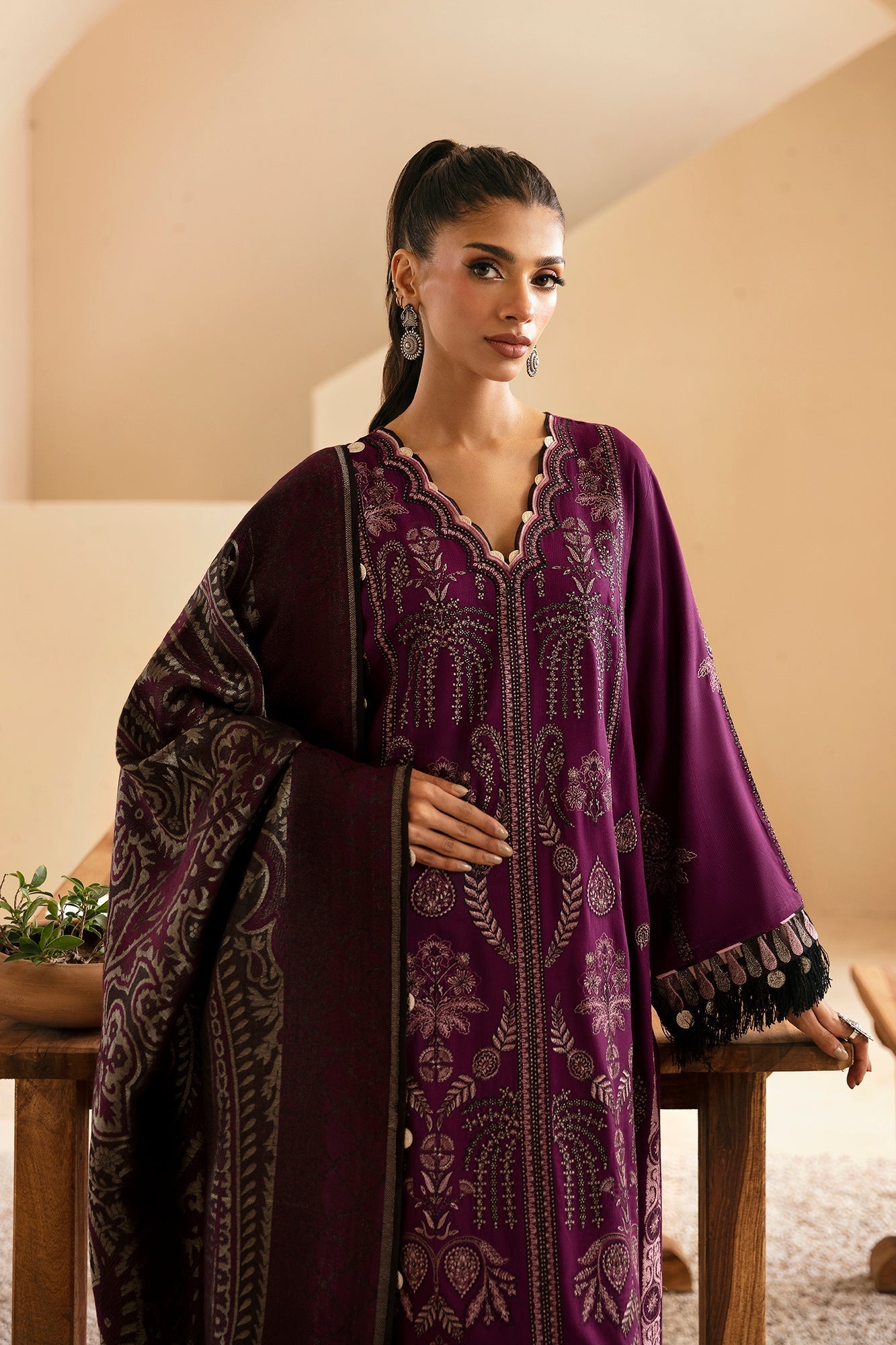 Ethnic | Rozana Winter Collection | ET-12 - Official Ethnic stockist in UK - Sakeena London