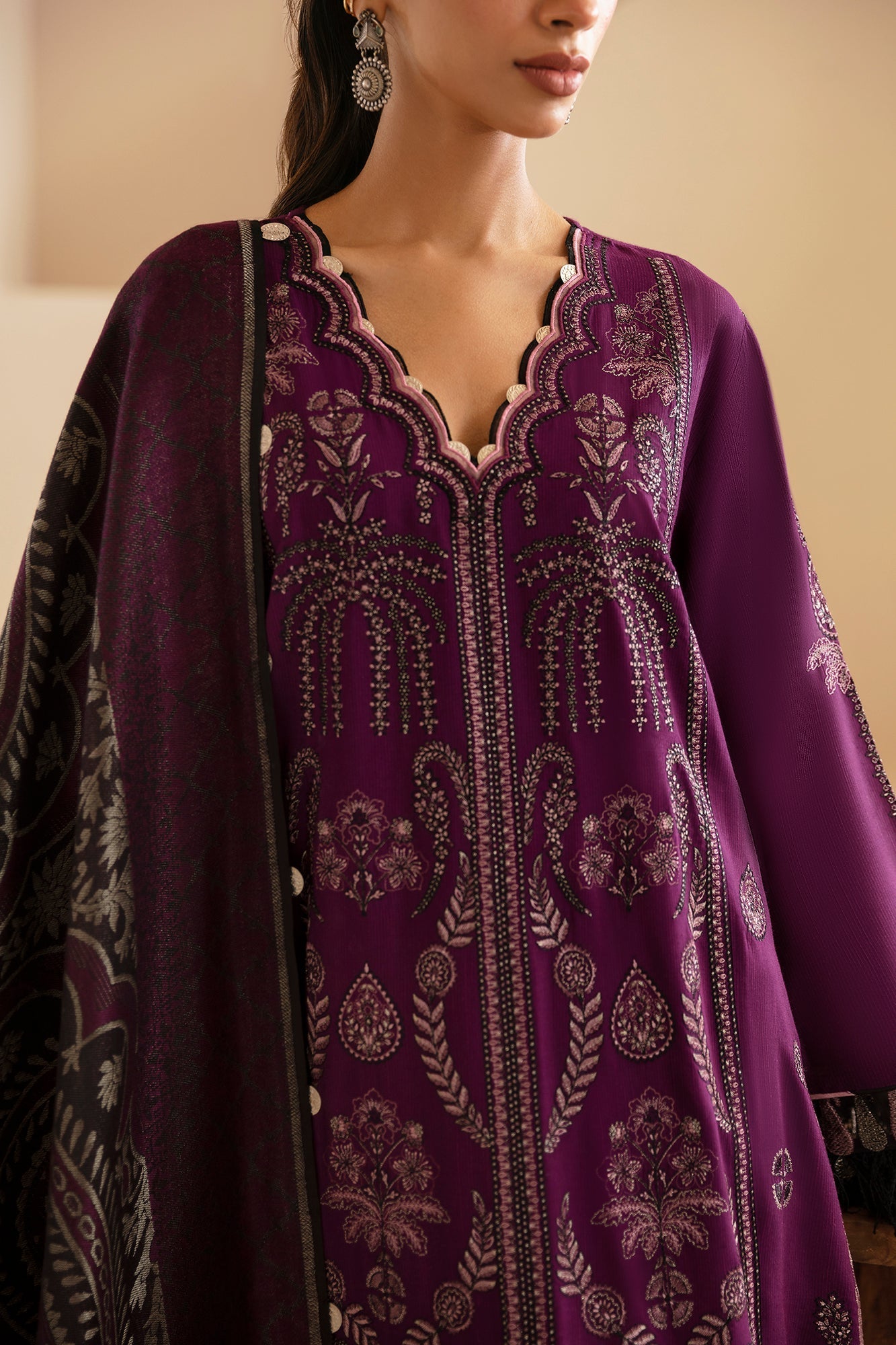 Ethnic | Rozana Winter Collection | ET-12 - Official Ethnic stockist in UK - Sakeena London