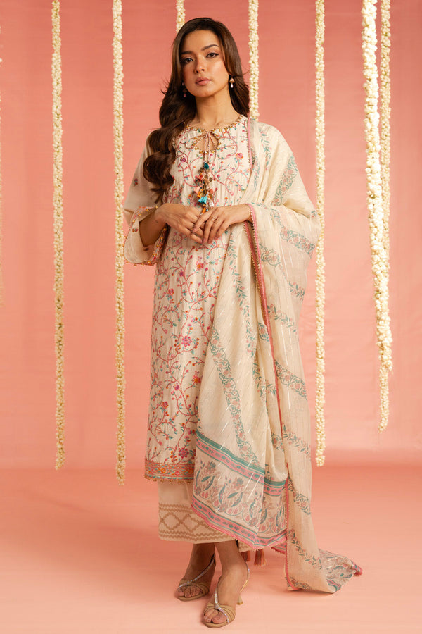 Al Karam | Festive Summer 25 | RTS | SHIRT, TROUSER & DUPATTA 03 - Official Al Karam stockist in UK - Sakeena London