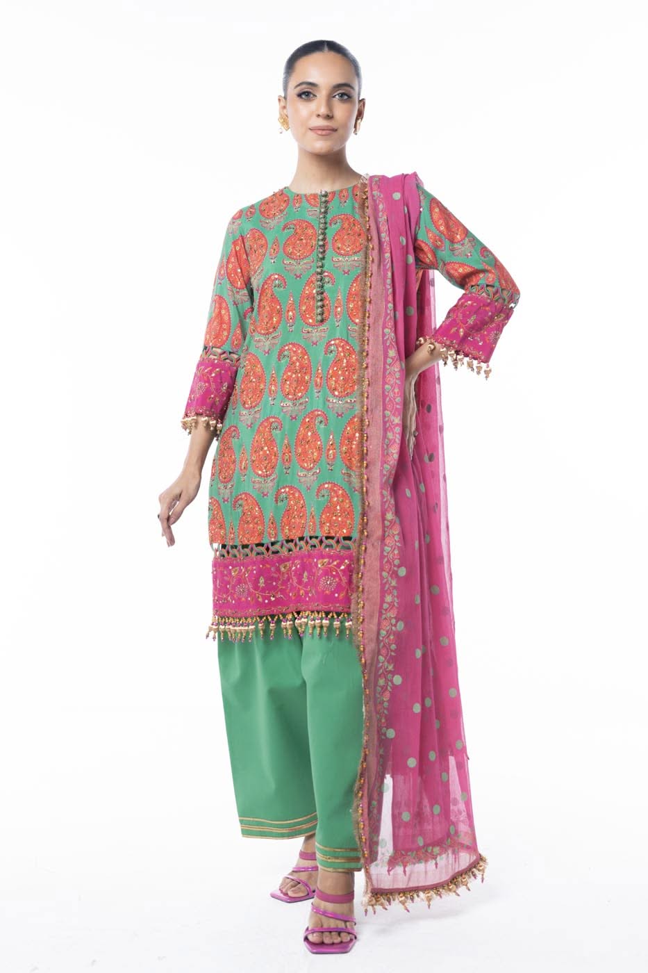AlKaram | Festive Collection | F3-12D-24 - Official Alkaram stockist in UK - Sakeena London
