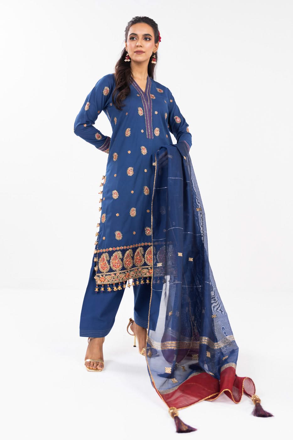 Al Karam | Festive Summer 25 | A-02 - Official Alkaram stockist in UK - Sakeena London