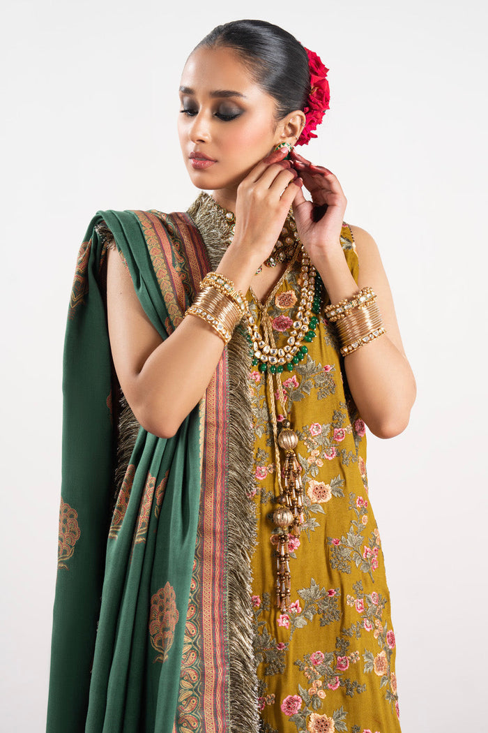 Alkaram | Festive Collection | FC-W-30K-23-3-Ochre - Official Alkaram stockist in UK - Sakeena London