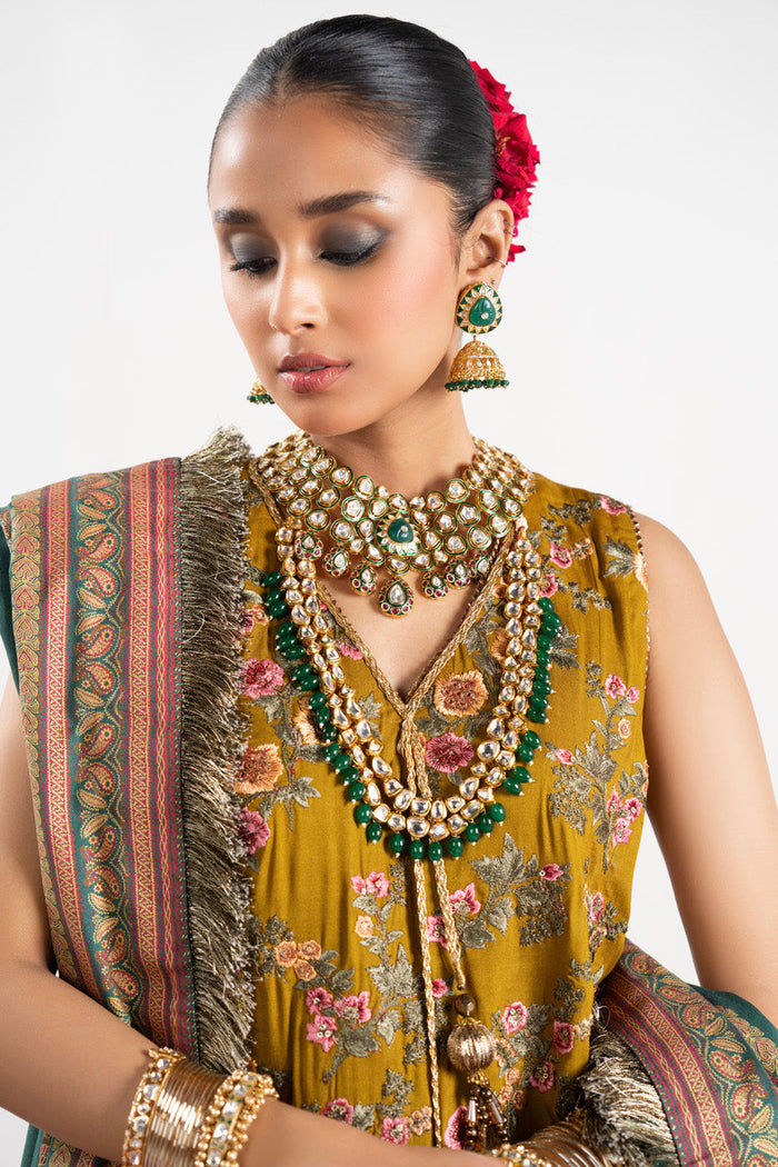 Alkaram | Festive Collection | FC-W-30K-23-3-Ochre - Official Alkaram stockist in UK - Sakeena London