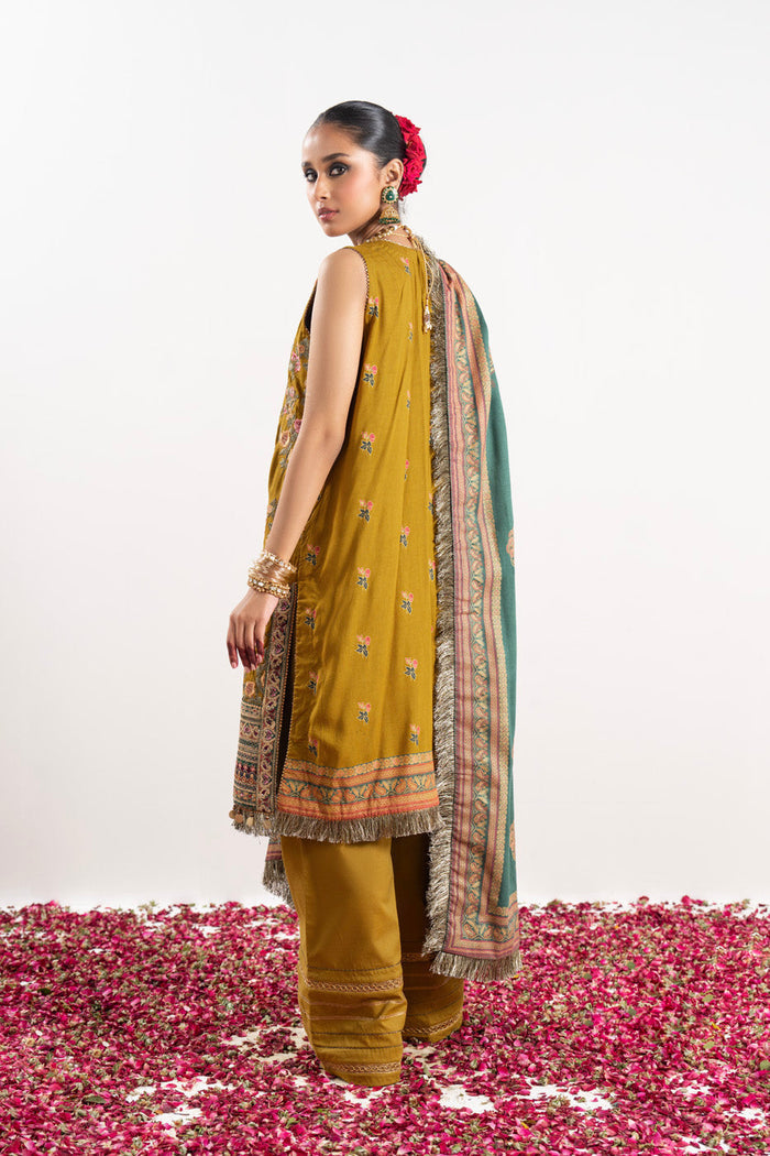 Alkaram | Festive Collection | FC-W-30K-23-3-Ochre - Official Alkaram stockist in UK - Sakeena London