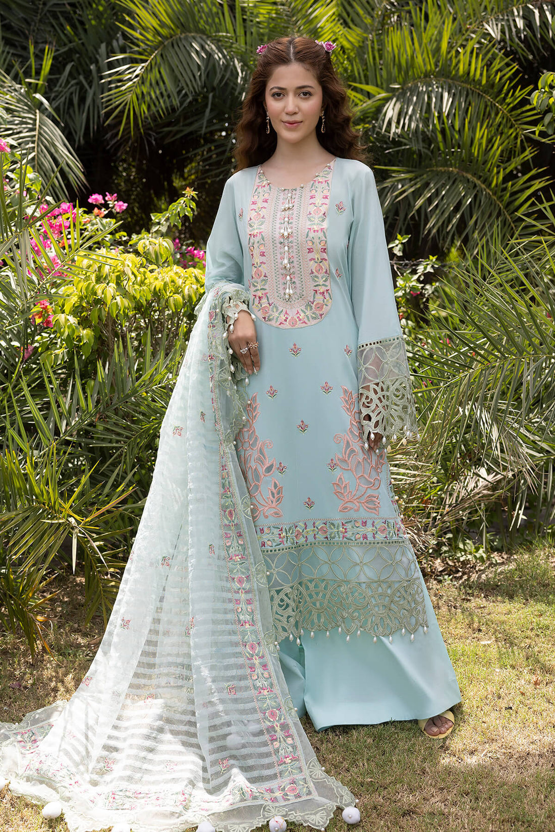 Raeesa Premium | Ferya Lawn | Noor E Fajar | Ferya | FD-06 - Official Raeesa Premium stockist in UK - Sakeena London