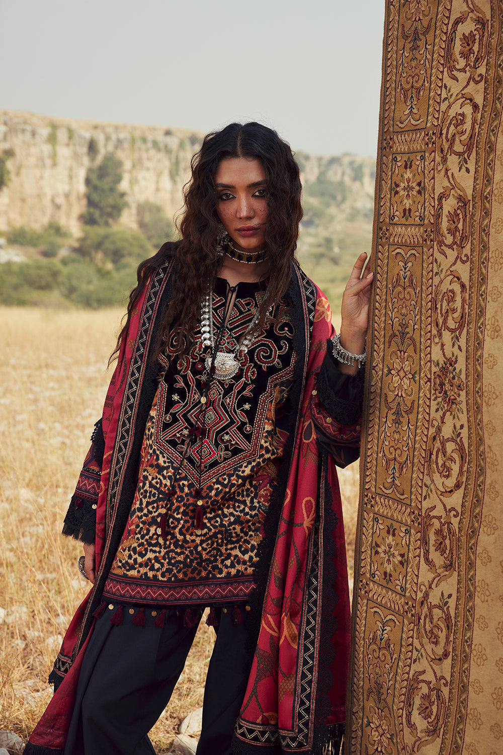Saira Rizwan | Winter Khaddar 25 | NAZ-SRW25-09 - Official Saira Rizwan stockist in UK - Sakeena London