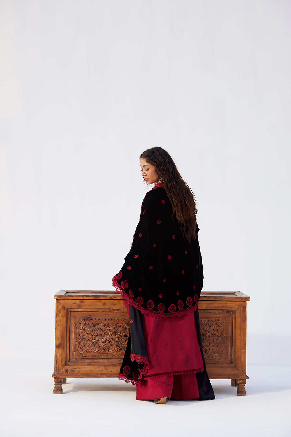 Saira Rizwan | Winter Khaddar 25 | NAZNEEN-SRW25-04 - Official Saira Rizwan stockist in UK - Sakeena London