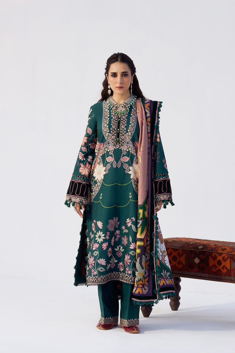Saira Rizwan | Winter Khaddar 25 |SERENEH-SRW25-06 - Official Saira Rizwan stockist in UK - Sakeena London