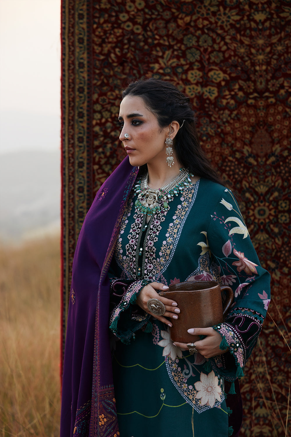 Saira Rizwan | Winter Khaddar 25 |SERENEH-SRW25-06 - Official Saira Rizwan stockist in UK - Sakeena London