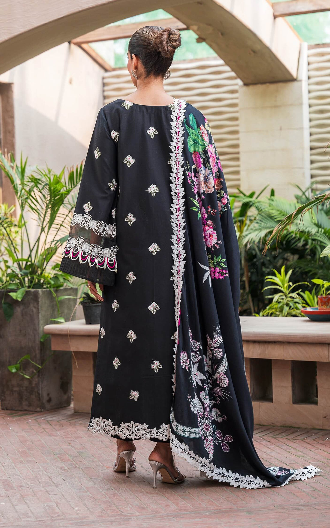 Asifa and Nabeel | Luxury Winter 24 | FLEUR WL-10 - Official Asifa and Nabeel stockist in UK - Sakeena London
