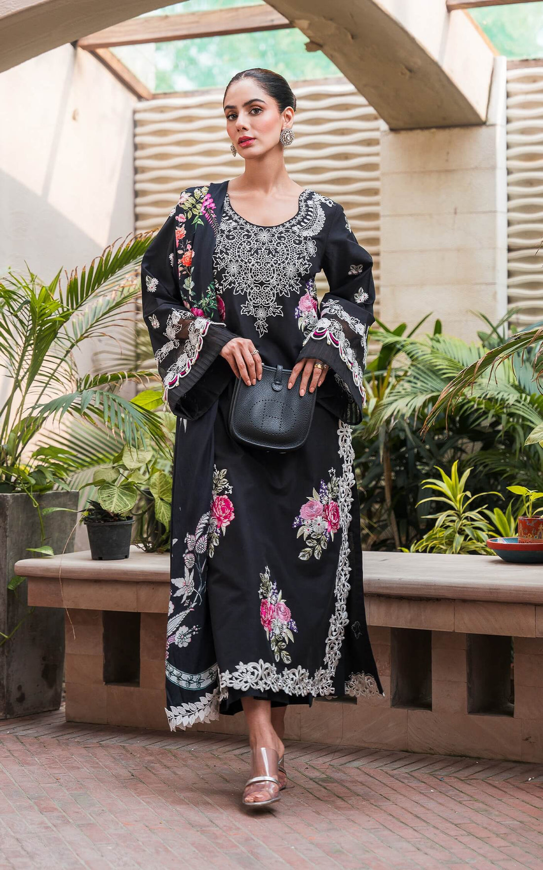 Asifa and Nabeel | Luxury Winter 24 | FLEUR WL-10 - Official Asifa and Nabeel stockist in UK - Sakeena London