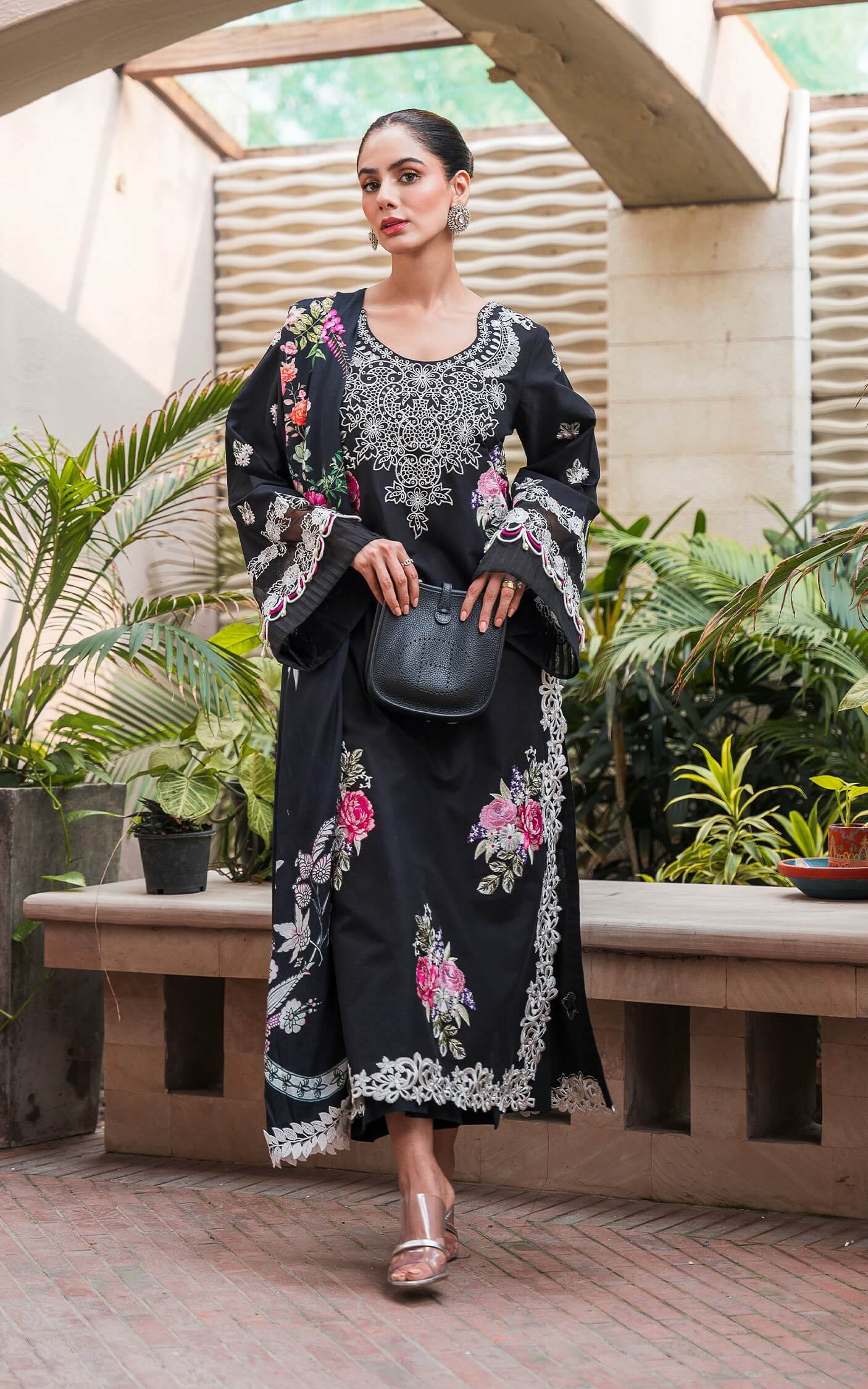 Asifa and Nabeel | Luxury Winter 24 | FLEUR WL-10 - Official Asifa and Nabeel stockist in UK - Sakeena London