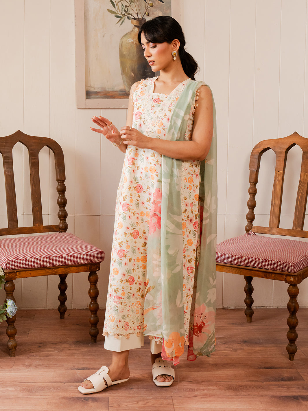 Izel | Oh Spring Lawn 25 | FLORA (B) - Official Izel stockist in UK - Sakeena London