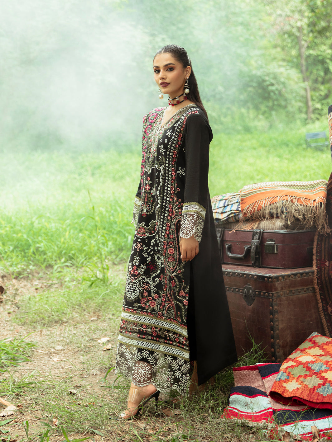 Mahnur | Hazel Winter 24 | FLORALIA - Official Mahnur stockist in UK - Sakeena London