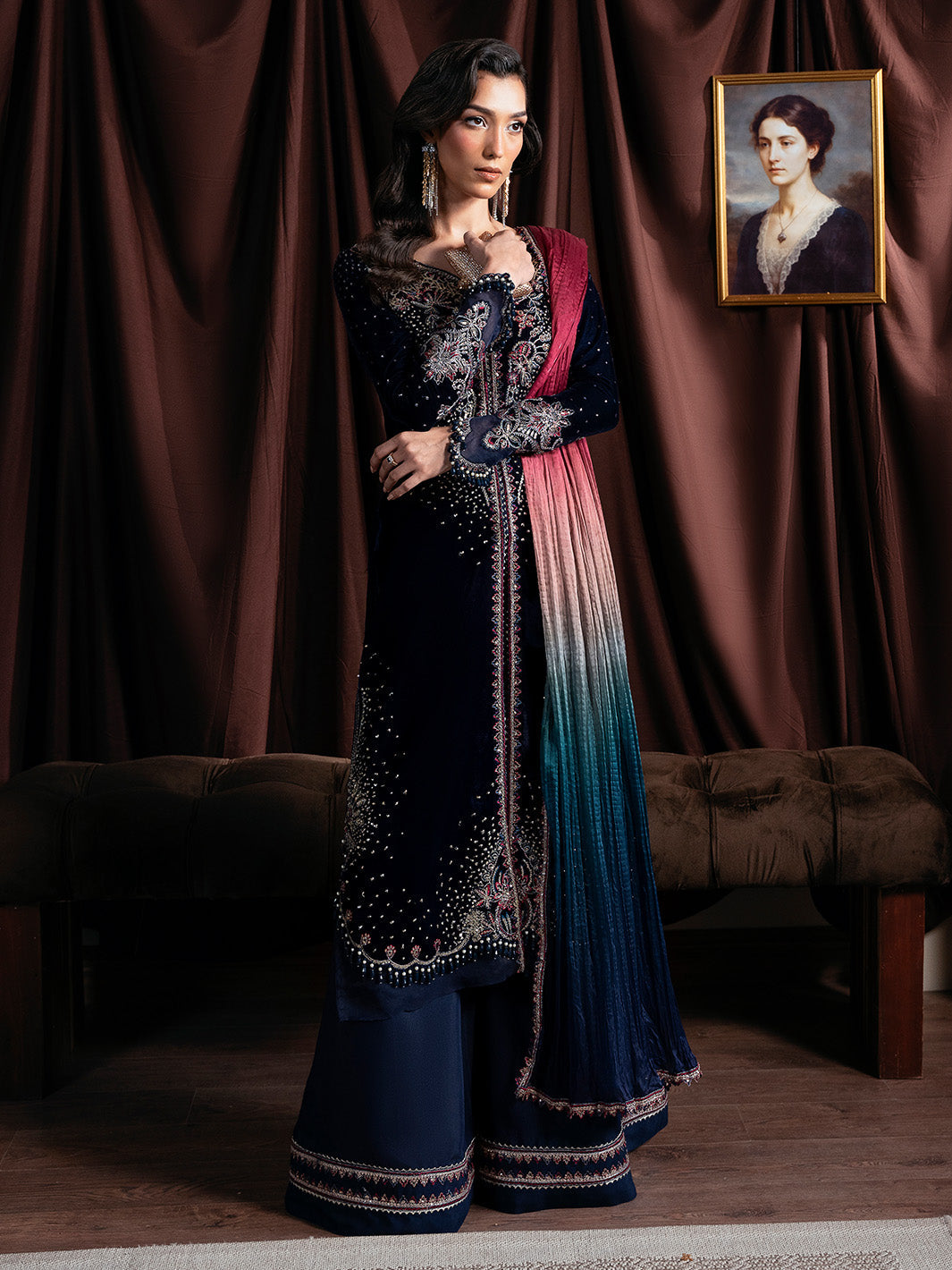 Faiza Faisal | Solene Luxury Velvets | ECLAT - Official Faiza Faisal stockist in UK - Sakeena London