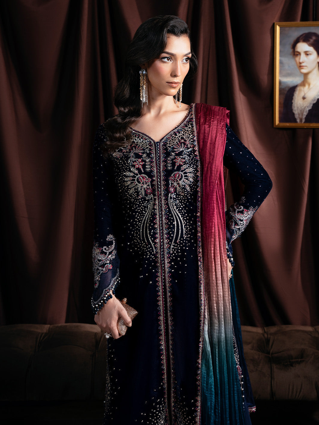 Faiza Faisal | Solene Luxury Velvets | ECLAT - Official Faiza Faisal stockist in UK - Sakeena London