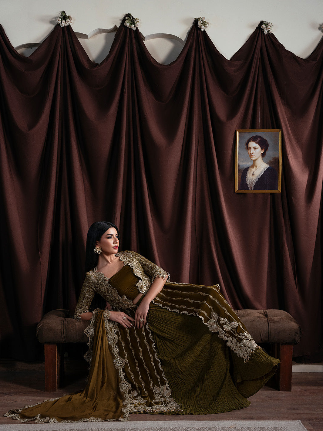 Faiza Faisal | Solene Luxury Velvets | EVANIA - Official Faiza Faisal stockist in UK - Sakeena London