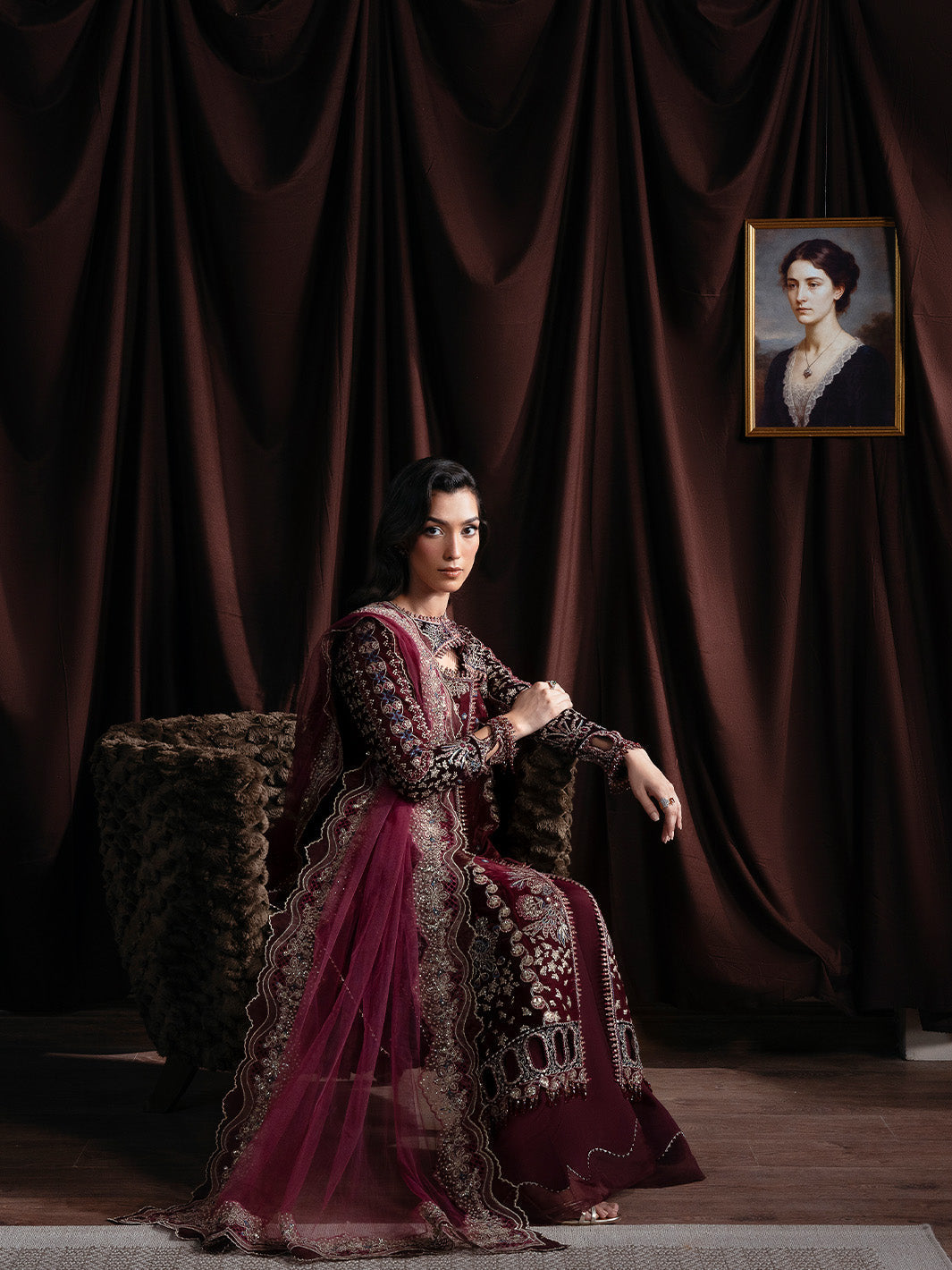 Faiza Faisal | Solene Luxury Velvets | RAVENA - Official Faiza Faisal stockist in UK - Sakeena London
