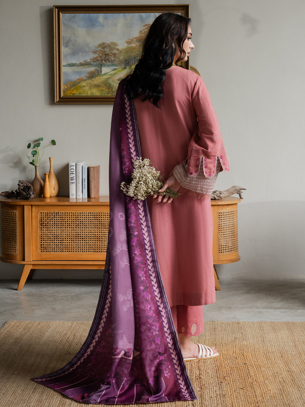 Faiza Faisal | Dastaan Khaddar 25 | ROSEATE - Official Faiza Faisal stockist in UK - Sakeena London