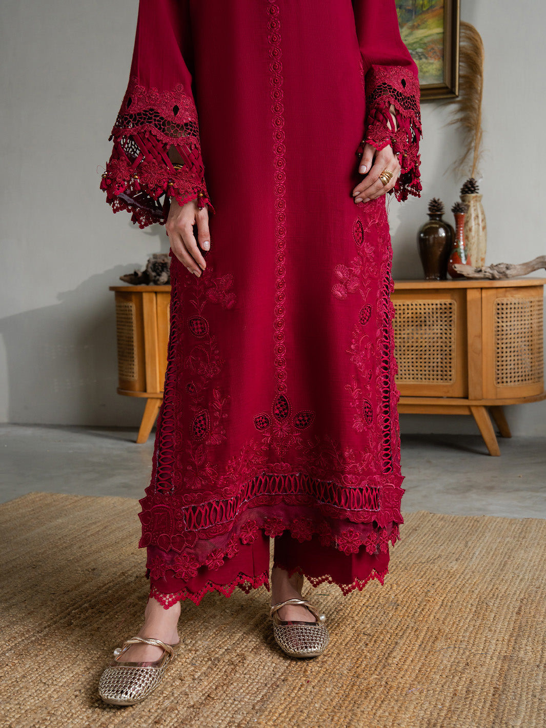 Faiza Faisal | Dastaan Khaddar 25 | ZIMAL - Official Faiza Faisal stockist in UK - Sakeena London