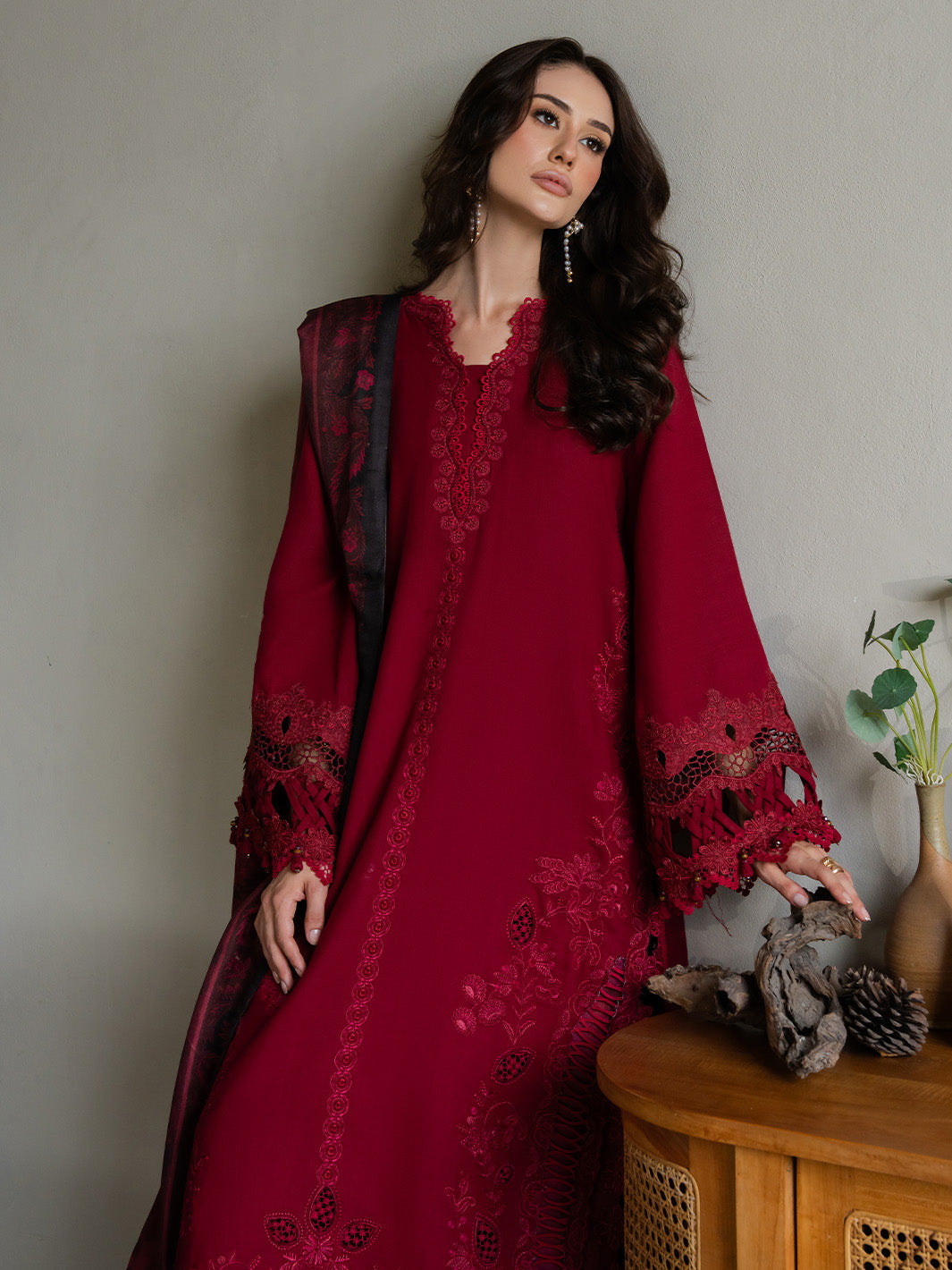Faiza Faisal | Dastaan Khaddar 25 | ZIMAL - Official Faiza Faisal stockist in UK - Sakeena London