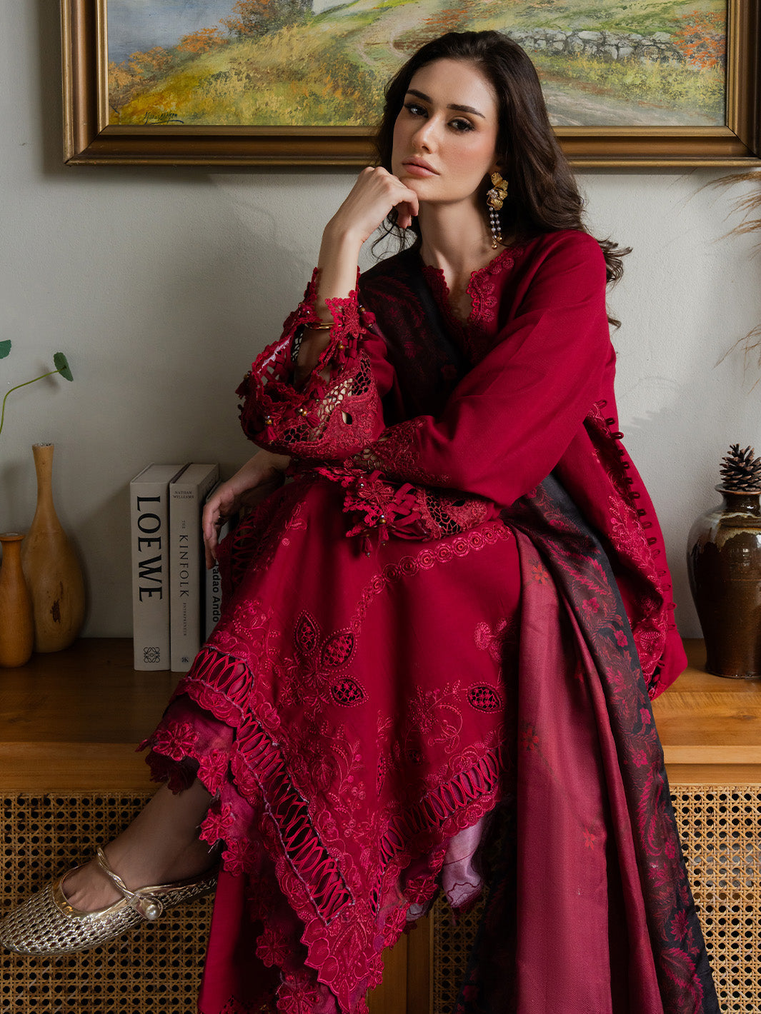 Faiza Faisal | Dastaan Khaddar 25 | ZIMAL - Official Faiza Faisal stockist in UK - Sakeena London