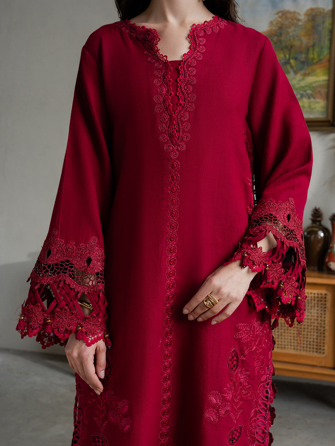 Faiza Faisal | Dastaan Khaddar 25 | ZIMAL - Official Faiza Faisal stockist in UK - Sakeena London