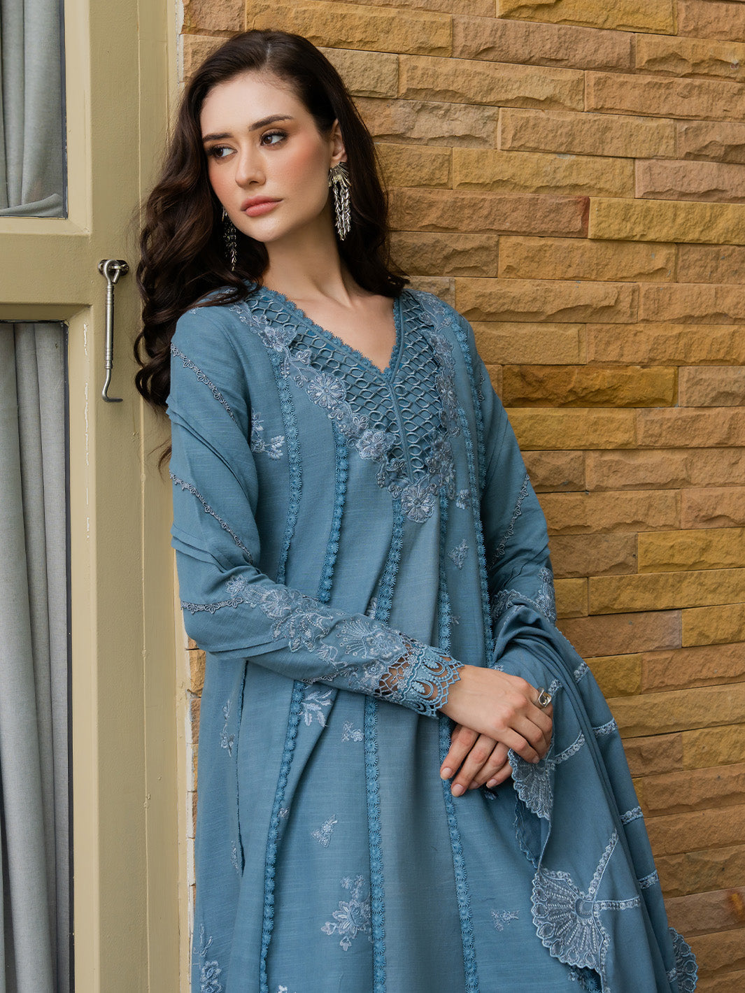 Faiza Faisal | Dastaan Khaddar 25 | IMAAN - Official Faiza Faisal stockist in UK - Sakeena London
