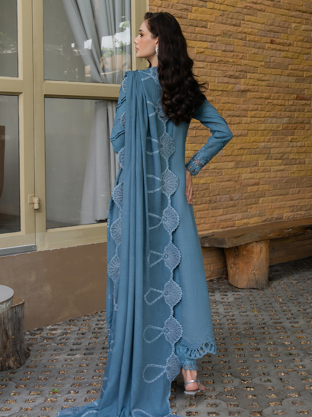 Faiza Faisal | Dastaan Khaddar 25 | IMAAN - Official Faiza Faisal stockist in UK - Sakeena London