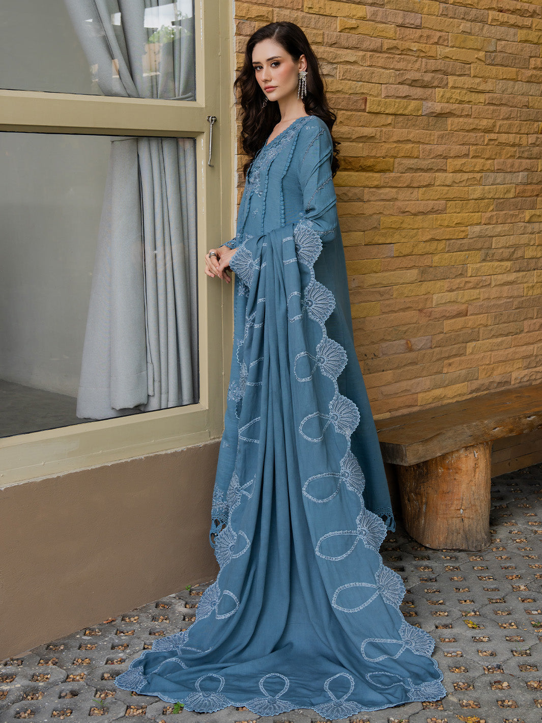Faiza Faisal | Dastaan Khaddar 25 | IMAAN - Official Faiza Faisal stockist in UK - Sakeena London
