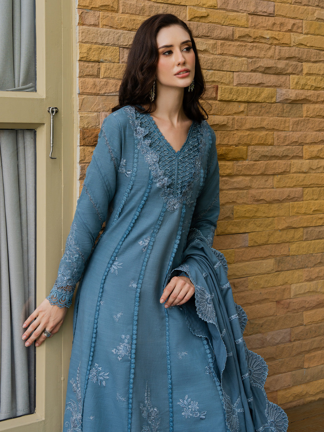 Faiza Faisal | Dastaan Khaddar 25 | IMAAN - Official Faiza Faisal stockist in UK - Sakeena London