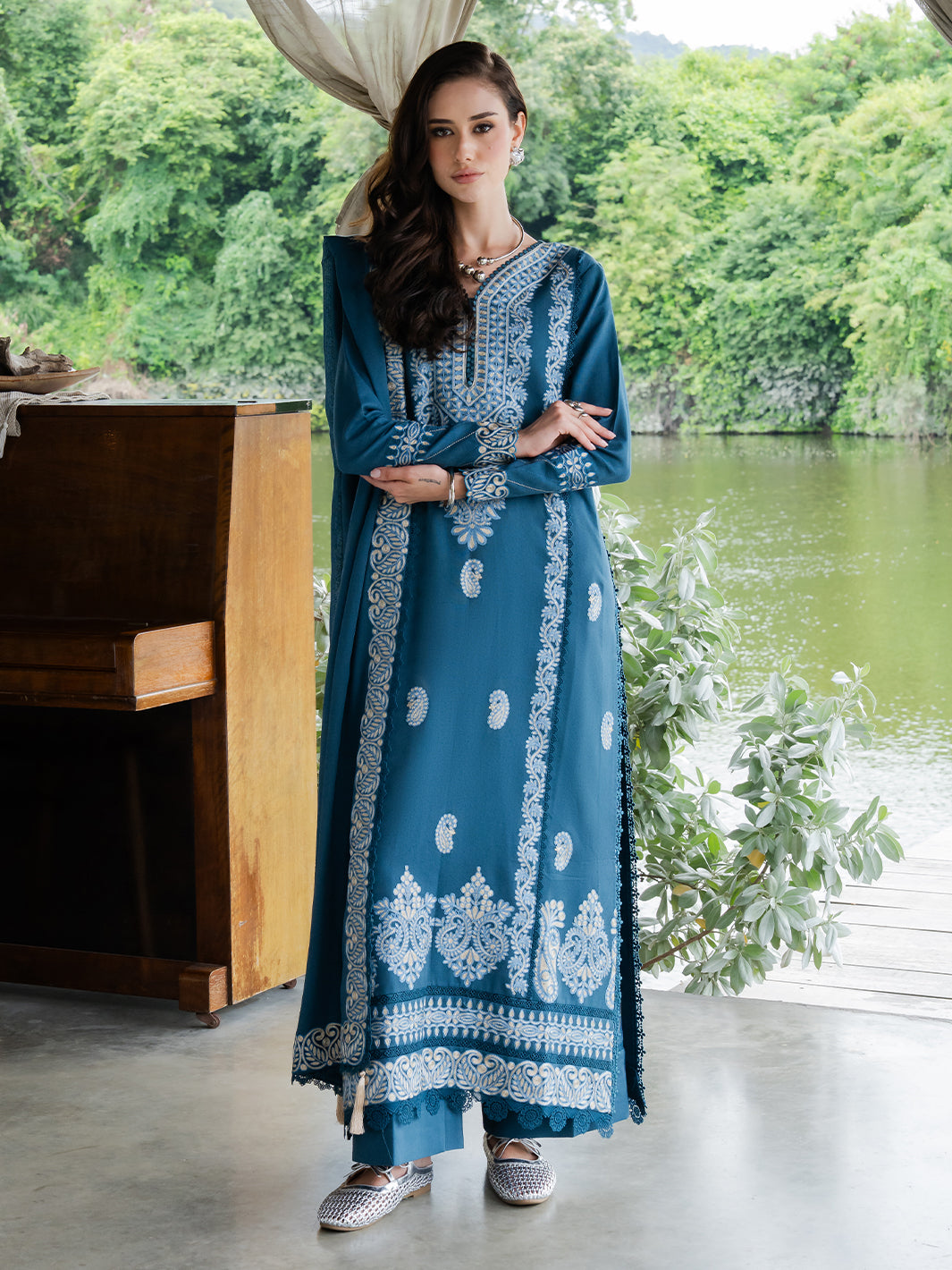 Faiza Faisal | Hoor Karandi | ESHAL - Official Faiza Faisal stockist in UK - Sakeena London