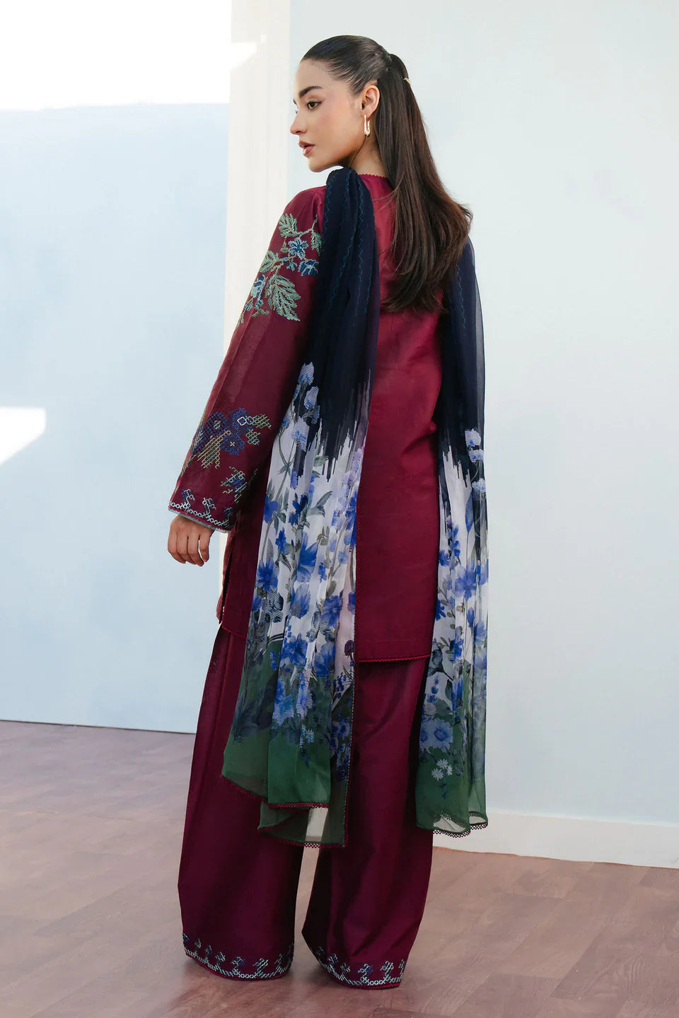 Zara Shahjahan | Coco Lawn 25 | FREYA-4B - Official Zara Shahjahan stockist in UK - Sakeena London