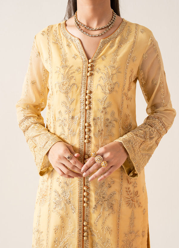 Maryum N Maria | Zaib Luxury | Embroirdered Chiffon LYA - FS50126 - Official Maryum N Maria stockist in UK - Sakeena London