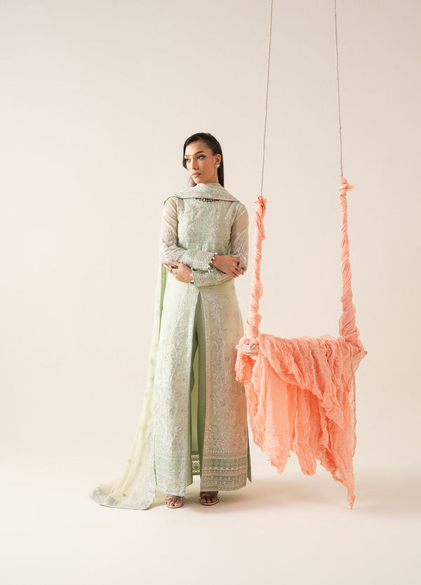 Maryum N Maria | Zaib Luxury | Embroirdered Chiffon LOUISE - FS50130 - Official Maryum N Maria stockist in UK - Sakeena London