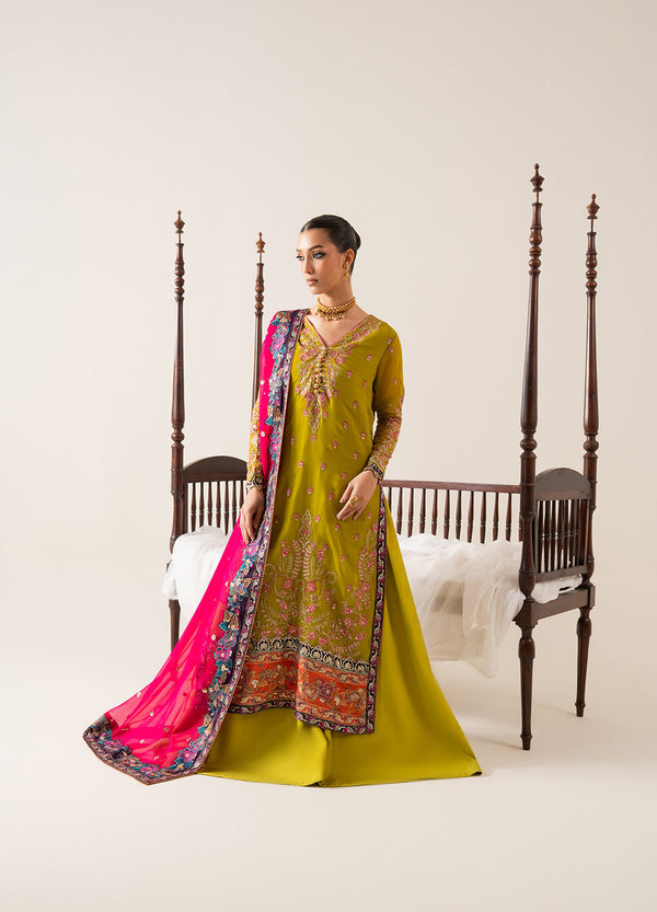 Maryum N Maria | Zaib Luxury | Embroirdered Chiffon REINE - FS50134 - Official Maryum N Maria stockist in UK - Sakeena London
