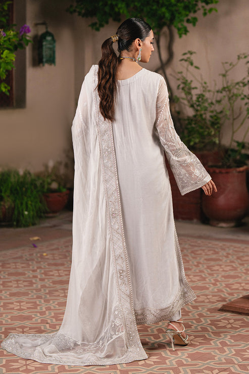 Maryum N Maria | Gulnaar Formals | 3 Piece Embroidered Chiffon FAINA - FSU5656 - Official Maryum N Maria stockist in UK - Sakeena London