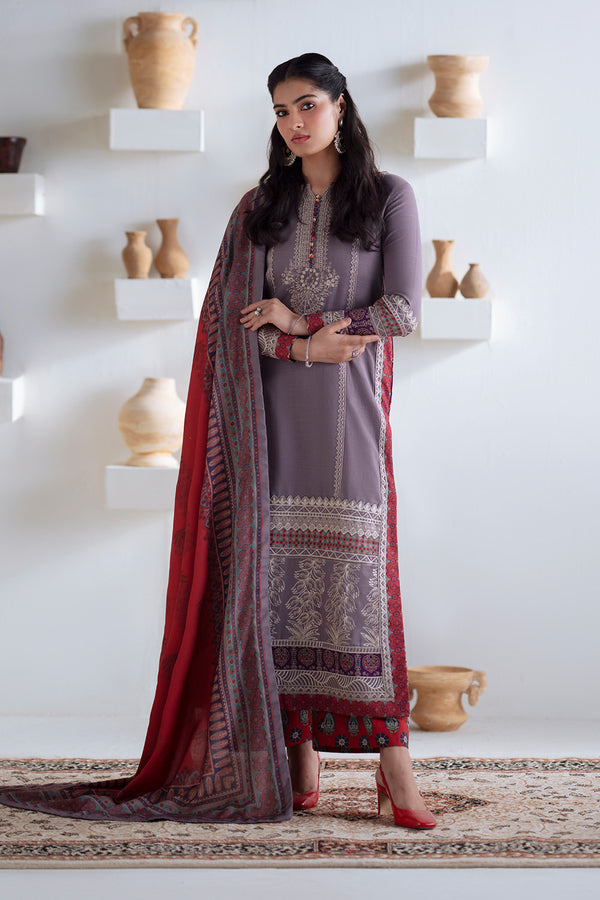 Maryum N Maria | Noore Winters 25 | Khaddar ZALAAN - FSU5672 - Official Maryum N Maria stockist in UK - Sakeena London