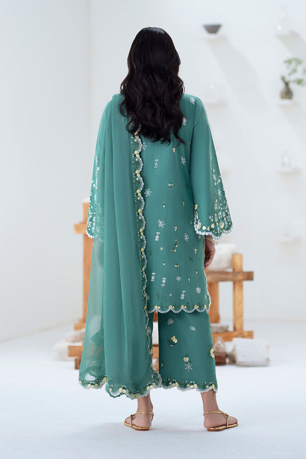 Maryum N Maria | Noore Winters 25 | 3 Piece Embroidered Khaddar TABANA - FSU5676 - Official Maryum N Maria stockist in UK - Sakeena London