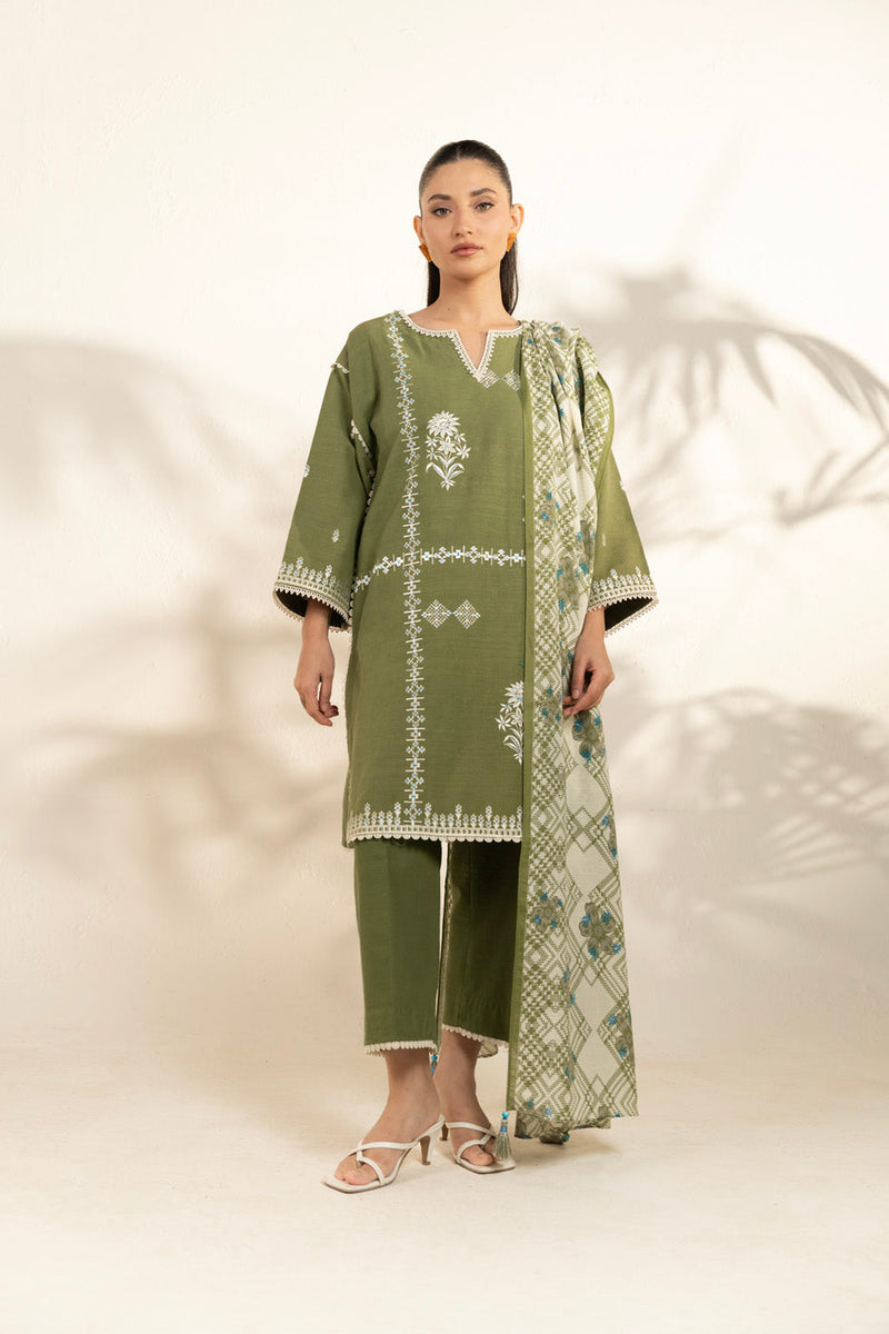 Al Karam | Winter 25 | FW-103-25-1-Green - Official Al Karam stockist in UK - Sakeena London