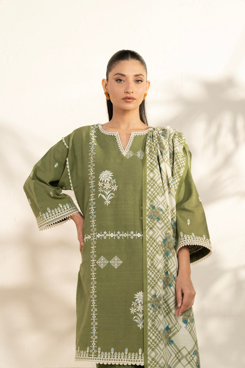 Al Karam | Winter 25 | FW-103-25-1-Green - Official Al Karam stockist in UK - Sakeena London