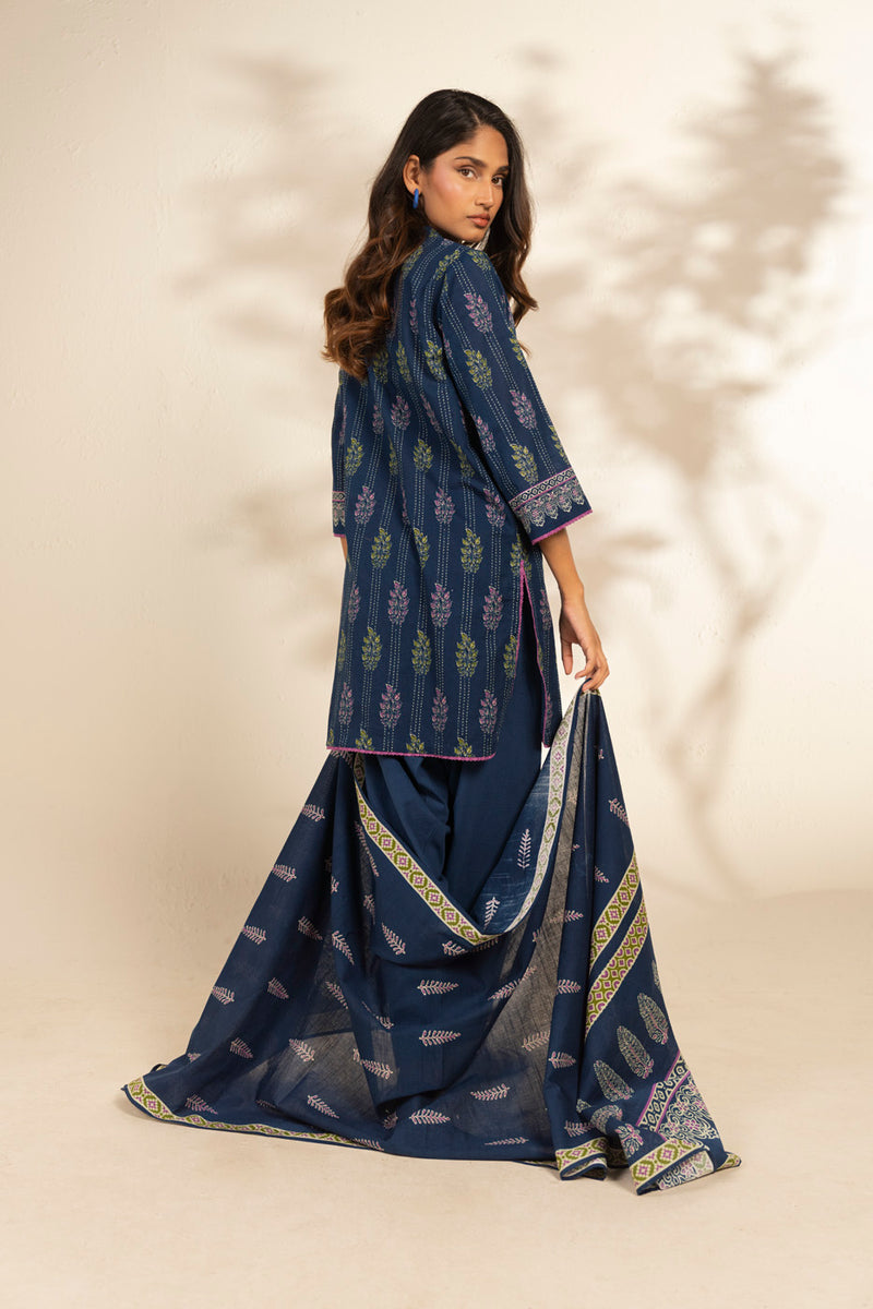 Al Karam | Winter 25 | FW-103.1-25-1-Blue - Official Al Karam stockist in UK - Sakeena London