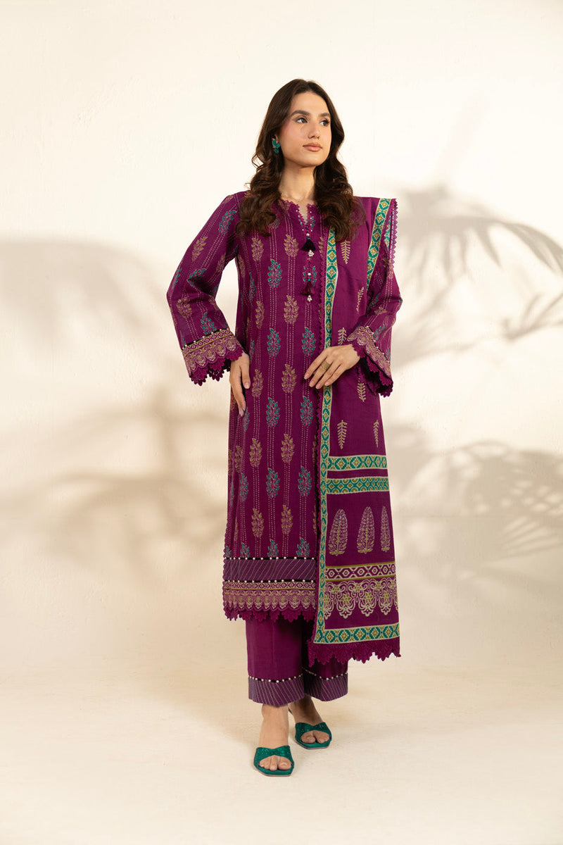 Al Karam | Winter 25 | FW-103.1-25-1-Pink - Official Al Karam stockist in UK - Sakeena London