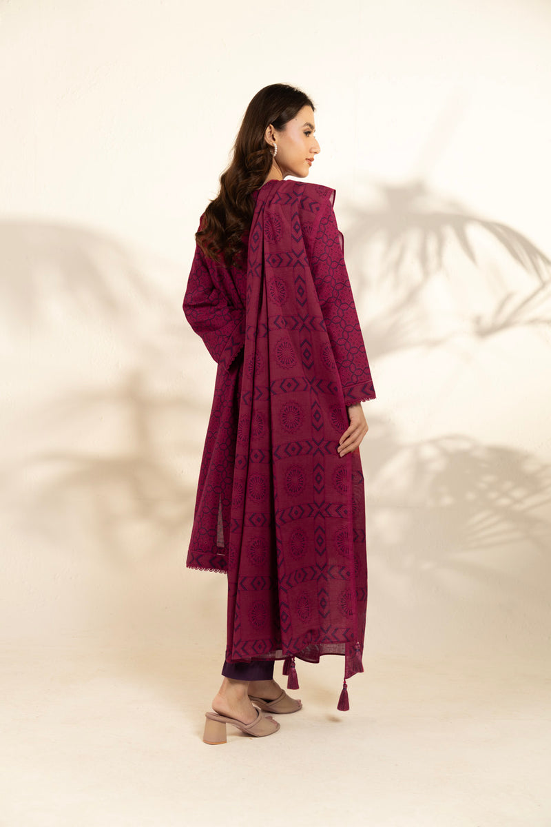 Al Karam | Winter 25 | FW-106.1-25-1-Pink - Official Al Karam stockist in UK - Sakeena London