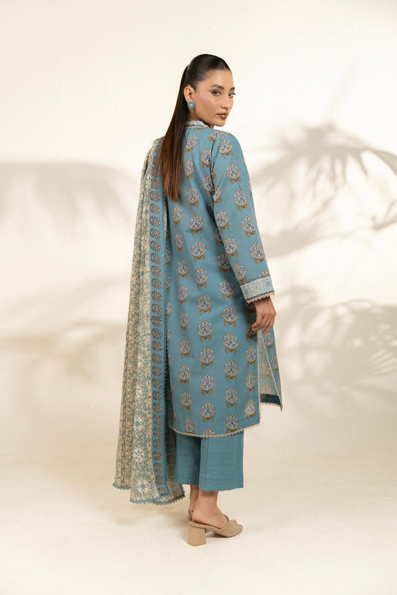 Al Karam | Winter 25 | FW-108.1-25-1-Blue - Official Al Karam stockist in UK - Sakeena London