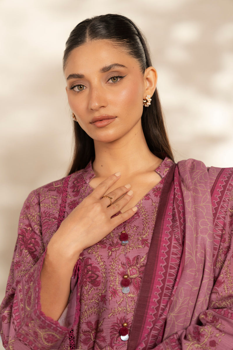 Al Karam | Winter 25 | FW-112.1-25-1-Pink - Official Al Karam stockist in UK - Sakeena London