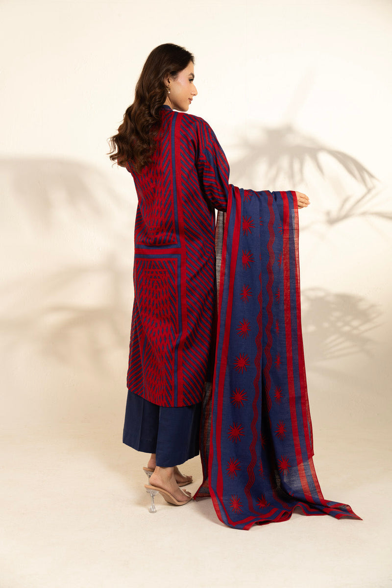 Al Karam | Winter 25 | FW-115-25-1-Maroon - Official Al Karam stockist in UK - Sakeena London