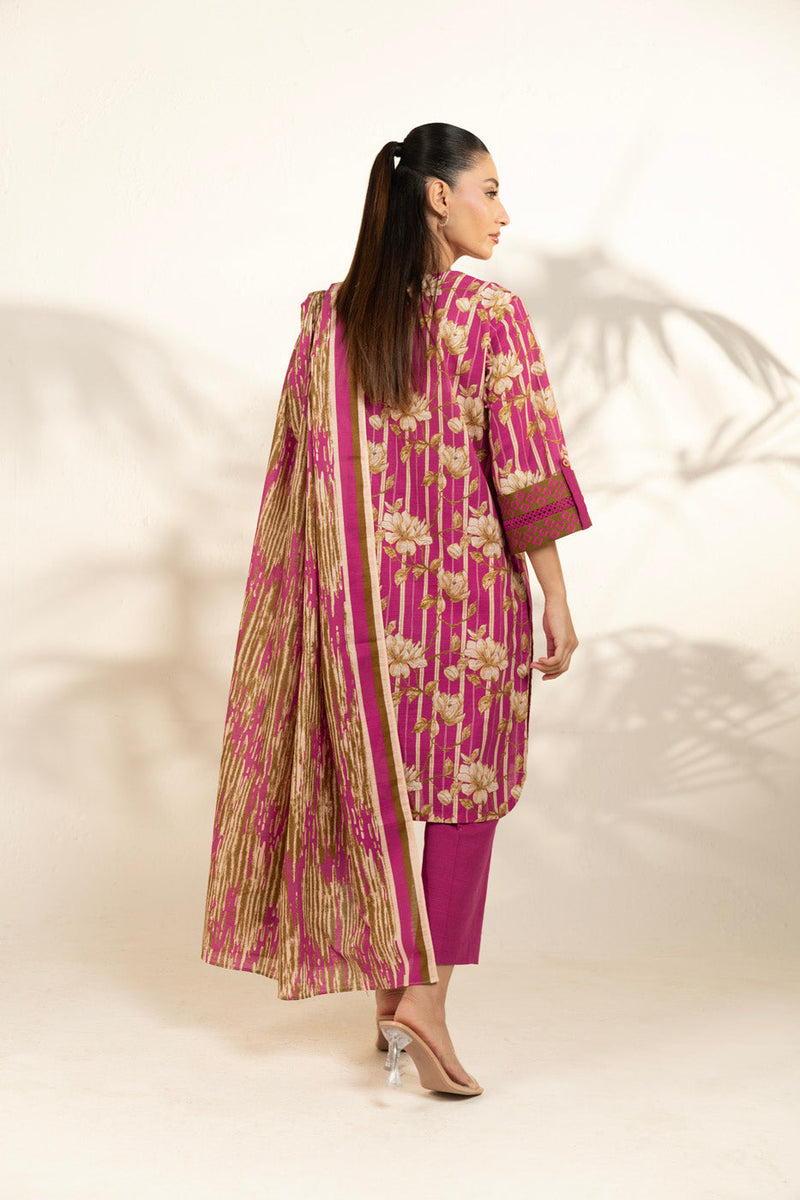 Al Karam | Winter 25 | FW-121-25-1-Pink - Official Al Karam stockist in UK - Sakeena London