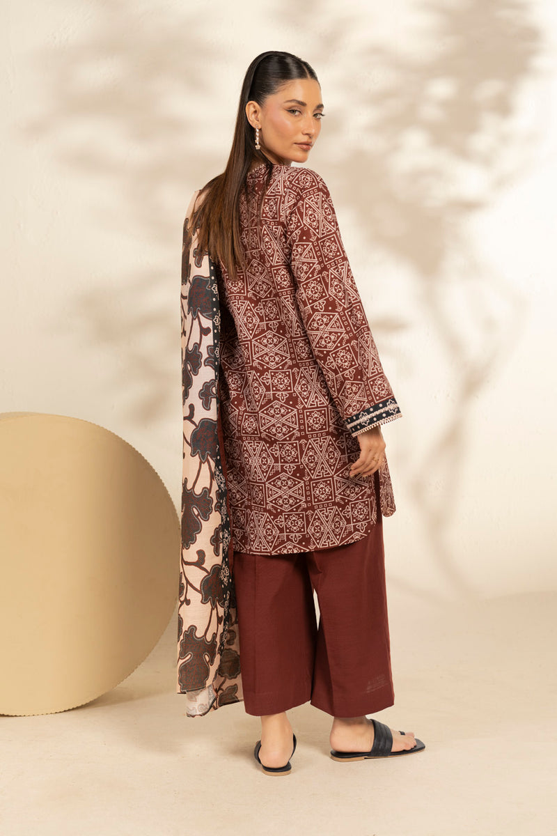 Al Karam | Winter 25 | FW-126-25-1-Beige - Official Al Karam stockist in UK - Sakeena London